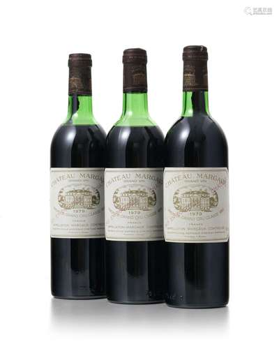 Ch. Margaux, 1979, Margaux, 1er grand cru classé, 3 bts