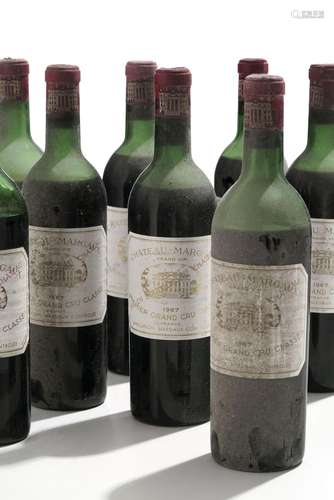 Ch. Margaux, 1967, Margaux, 1er grand cru classé, 4 bts