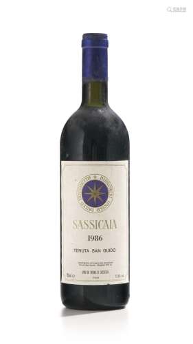 Sassicaia, Toscane, 1986, 1 bt.