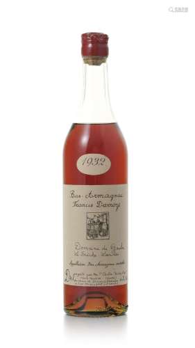 Bas-Armagnac, Domaine de Gaube, 1932, sélection Francis Darr...