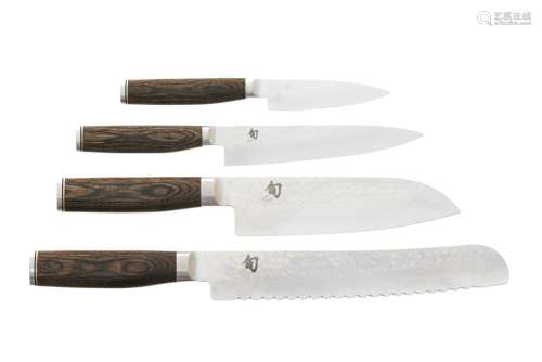 Ensemble de 4 couteaux, Shun Premier, Tim Mälzer Series, Kai...