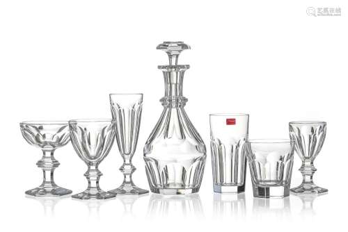 Service de verres en cristal Baccarat, modèle Harcourt, pour...