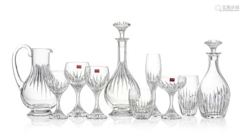 Service de verres en cristal Baccarat, modèle Masséna, compr...