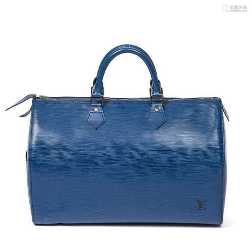 LOUIS VUITTON - SAC modèle "Speedy Black Stitching &quo...