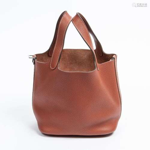 HERMES Paris - SAC modèle "Picotin" 18 cm en cuir ...