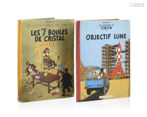 Hergé, Les Aventures de Tintin, Les 7 boules de cristal, édi...