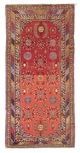 Tapis Samarkand, Ouzbékistan, 1ère moitié du XXe s., à semis...