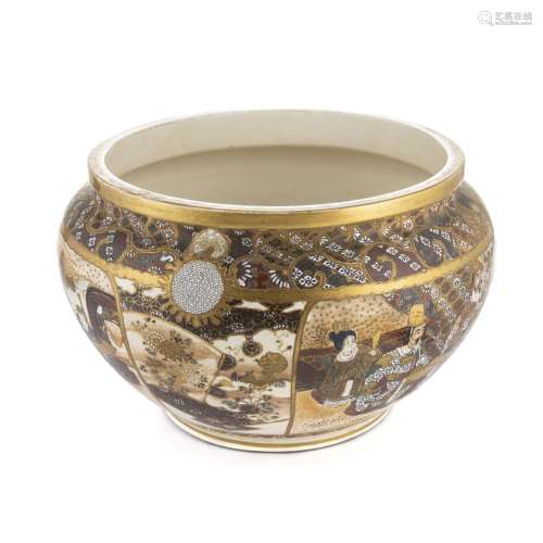 Cachepot in ceramica Satsuma