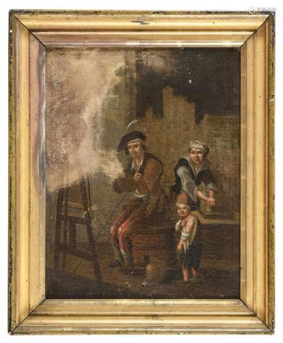 FRENCH OIL PAINTING, 17th CENTURY