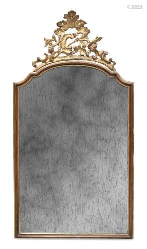 SMALL MIRROR, 18TH CENTURY ELEMENTS