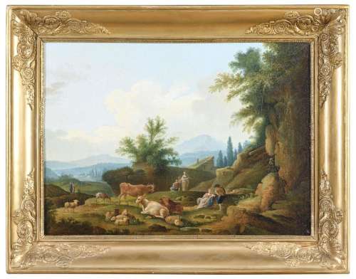 FRENCH OIL PAINTING, EARLY 19TH CENTURY