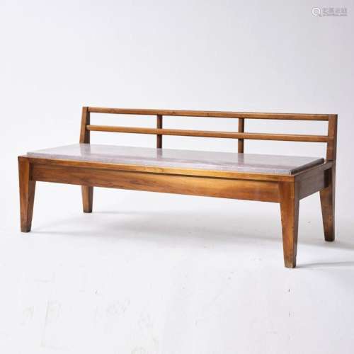 ITALY, BENCH / LUGGAGE BENCH  HOTEL BAGLIONI , 1940S