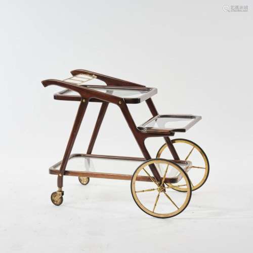 CESARE LACCA (ATTR.), SERVING TROLLEY, C. 1955