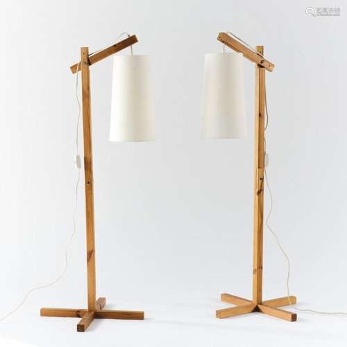 ITALY, 2 FLOOR LAMPS, C. 1965