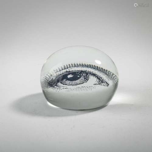 BARNABA FORNASETTI,  OCCHIO  PAPERWEIGHT, 1990S