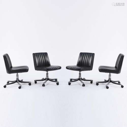 TECNO PROJECT CENTER, 4  MODUS  WORK CHAIRS, 1972