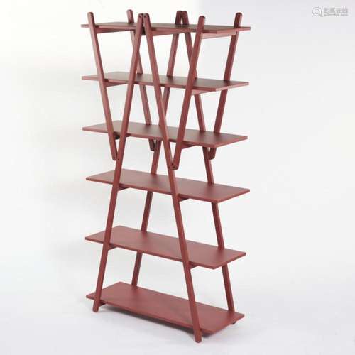 VICO MAGISTRETTI,  NUVOLA ROSSA  FOLDING SHELF, 1977