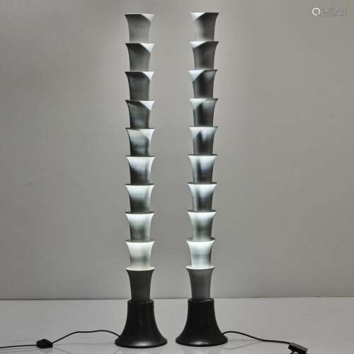 MATTEO THUN, 2  HOLLYWOOD  FLOOR LAMPS FROM THE  HOLLYWOOD C...