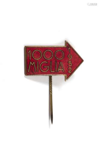 1000 Miglia badge, 1952