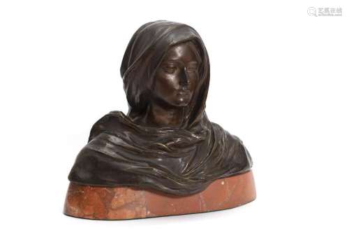 Antonio Ugo (Palermo 1870-1950) - Veiled woman