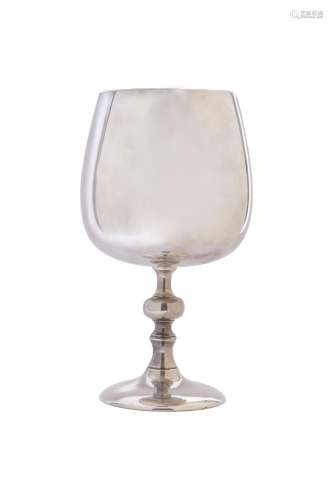 Large silver chalice, Genazzi Milano