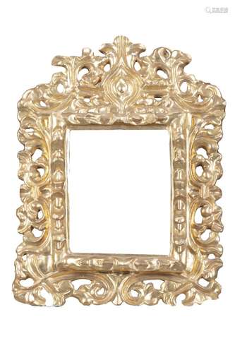 Carved and gilded wooden frame