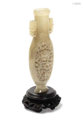 Small jade vase, China, 20th century