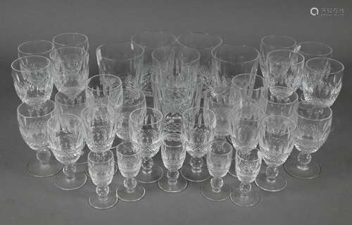 A suite of Waterford Colleen drinking glasses