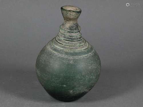 A Middle Eastern glass vessel