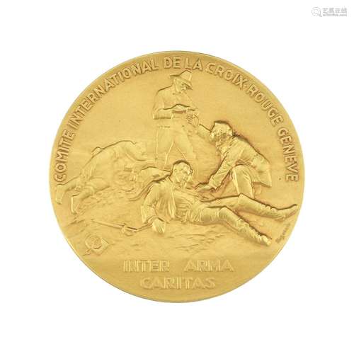 Comité International de la Croix Rouge Genève, médaille en o...