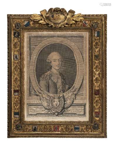 CANTONS. [BLIGNY]. Charles Philippe comte d'Artois, gravure ...