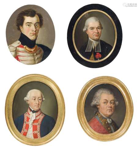 Ecole suisse et française du XVIIIe au XXe s., Portraits de ...