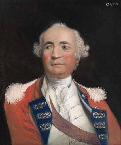 Ecole anglaise du XVIIIe s., Portrait de Frédéric Haldimand ...