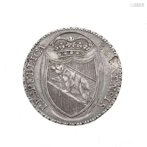 République de Berne, thaler en argent 1798, diam. 3,9 cm, 29...