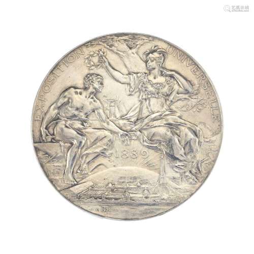 Médaille en argent de l'Exposition Universelle de Paris en 1...