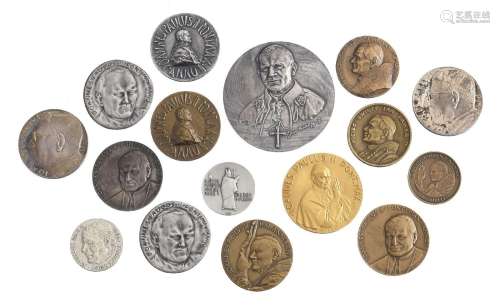 16 médailles commémoratives des pontificat de Jean Paul Ier ...