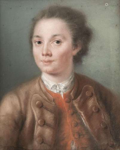Ecole française du XVIIIe s., Portrait d'un jeune garçon, pa...