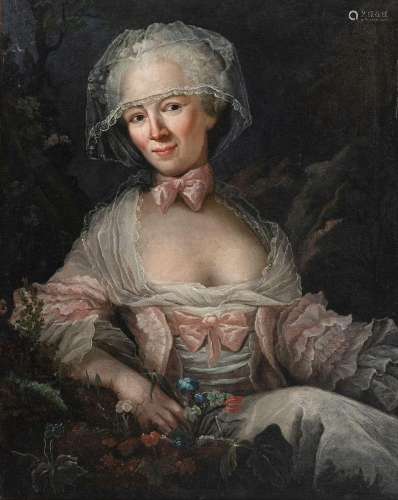 Ecole française du XVIIIe s., Portrait d'Elizabeth Sophie Sa...