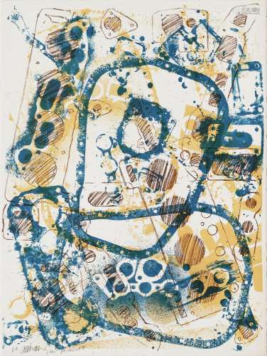 Arman (1928-2005), Sans titre, 2 lithographies, signées et j...