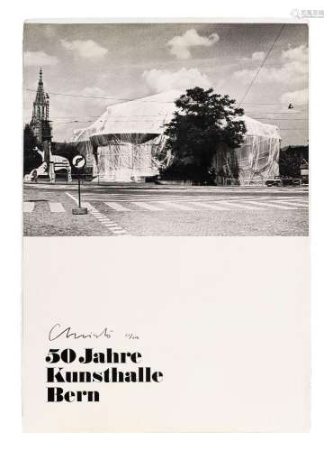 Christo (1935-2020), "50 Jahre Kunsthalle Bern", a...