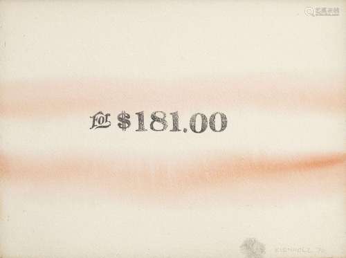 Edward Kienholz (1927-1994), "For $181.00", 1970, ...