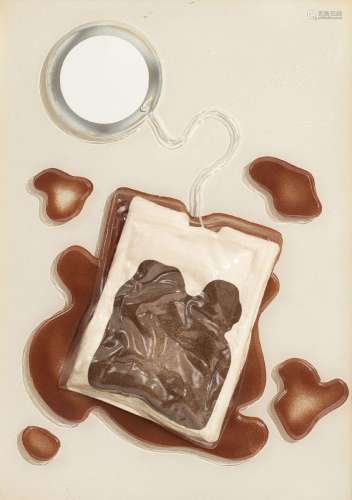 Claes Thure Oldenburg (1929), "Tea Bag, from 4 on Plexi...