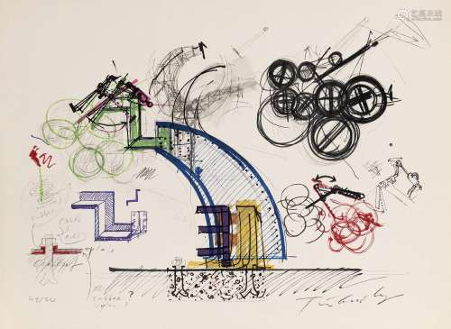 Jean Tinguely (1925-1991), "Meta-Maschine", lithog...