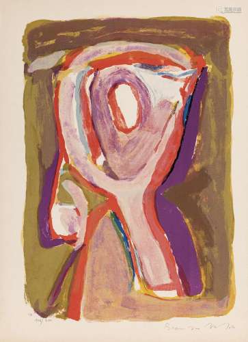Bram van Velde (1895-1981), Crépuscule, 1969, lithographie, ...