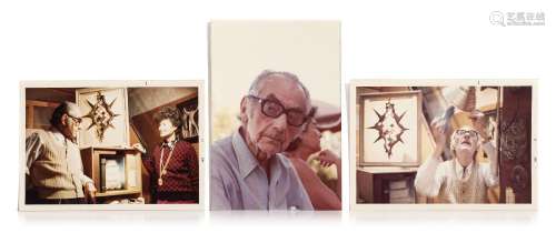 Gérald Minkoff (1937-2009), Man Ray et Juliet dans l'atelier...
