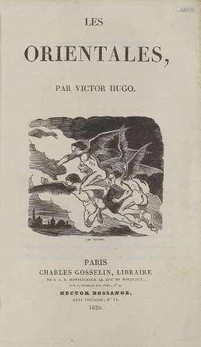 HUGO : Les Orientales. Paris, Gosselin et Bossange, 1829<br ...