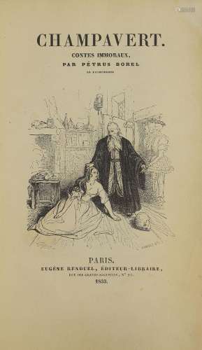 BOREL (Pétrus) : Champavert. Paris, Renduel, 1833<br />
In 8...
