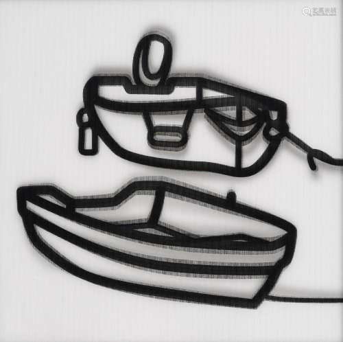 Julian Opie (1958), "Boats 2", 2015, impression nu...