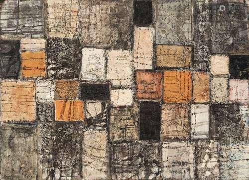 Cristina Spoerri (1929-2013), Composition, technique mixte s...