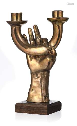 Jean Marais (1913-1998), "Main bougeoir", sculptur...